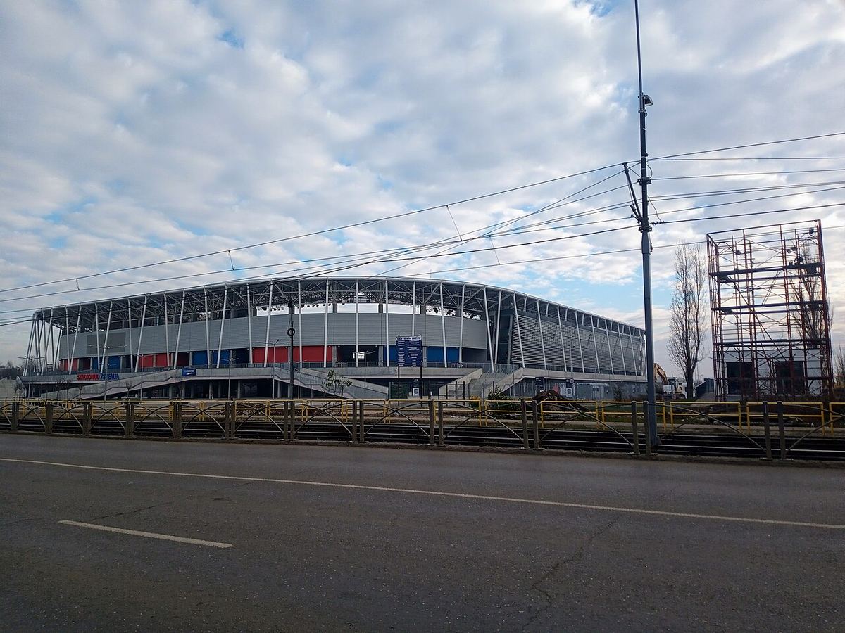 Exteriorul noului stadion Steaua din București