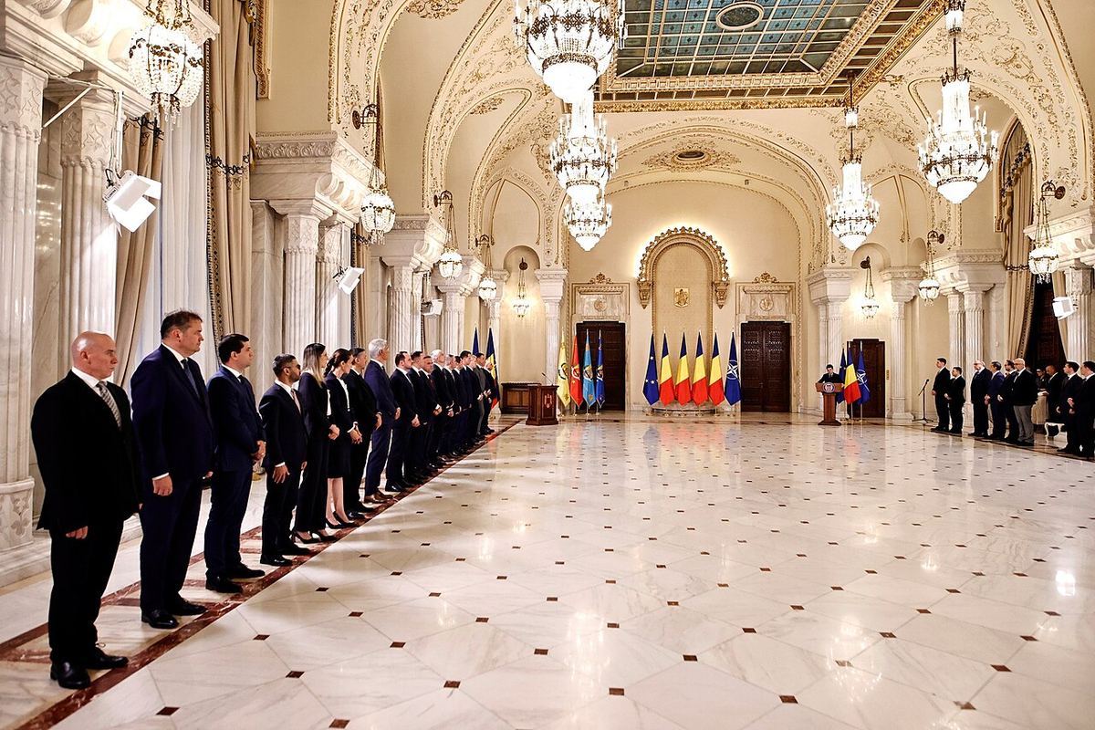 Ceremonia de depunere a jurământului Guvernului Bolojan, iunie 2025