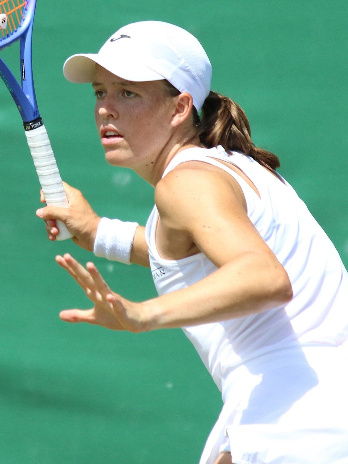 Kaitlin Quevedo, jucătoare de tenis, la turneul Wimbledon din 2026.