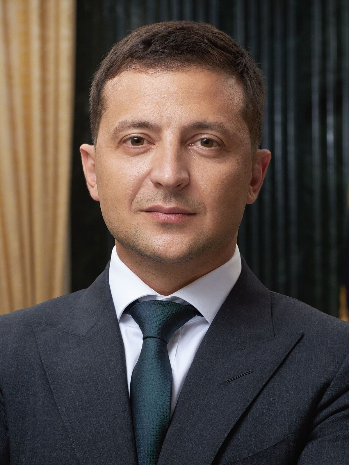 Portretul oficial al președintelui ucrainean Volodimir Zelenski