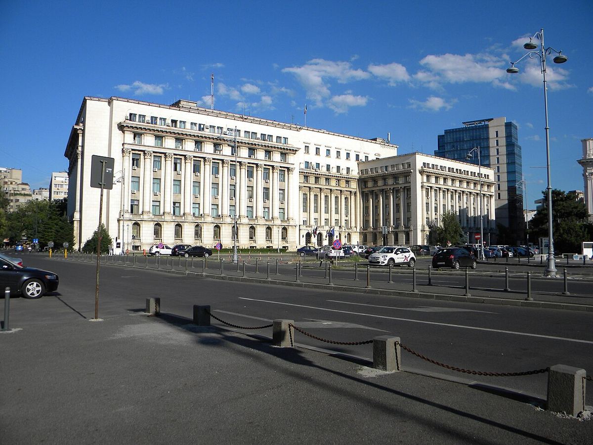 Clădirea Ministerului Afacerilor Interne din București, România.
