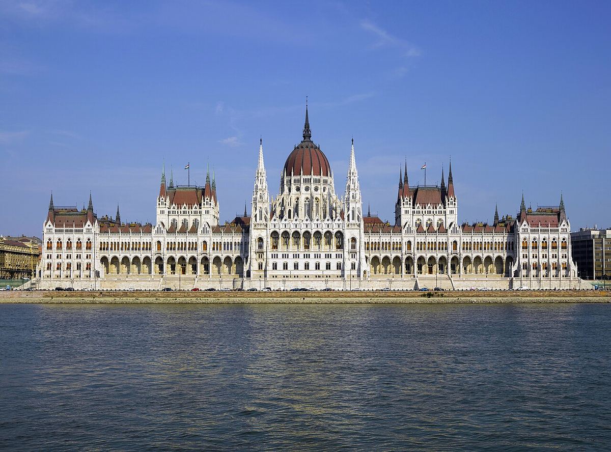 Clădirea Parlamentului din Budapesta, Ungaria, fotografiată în 2015.