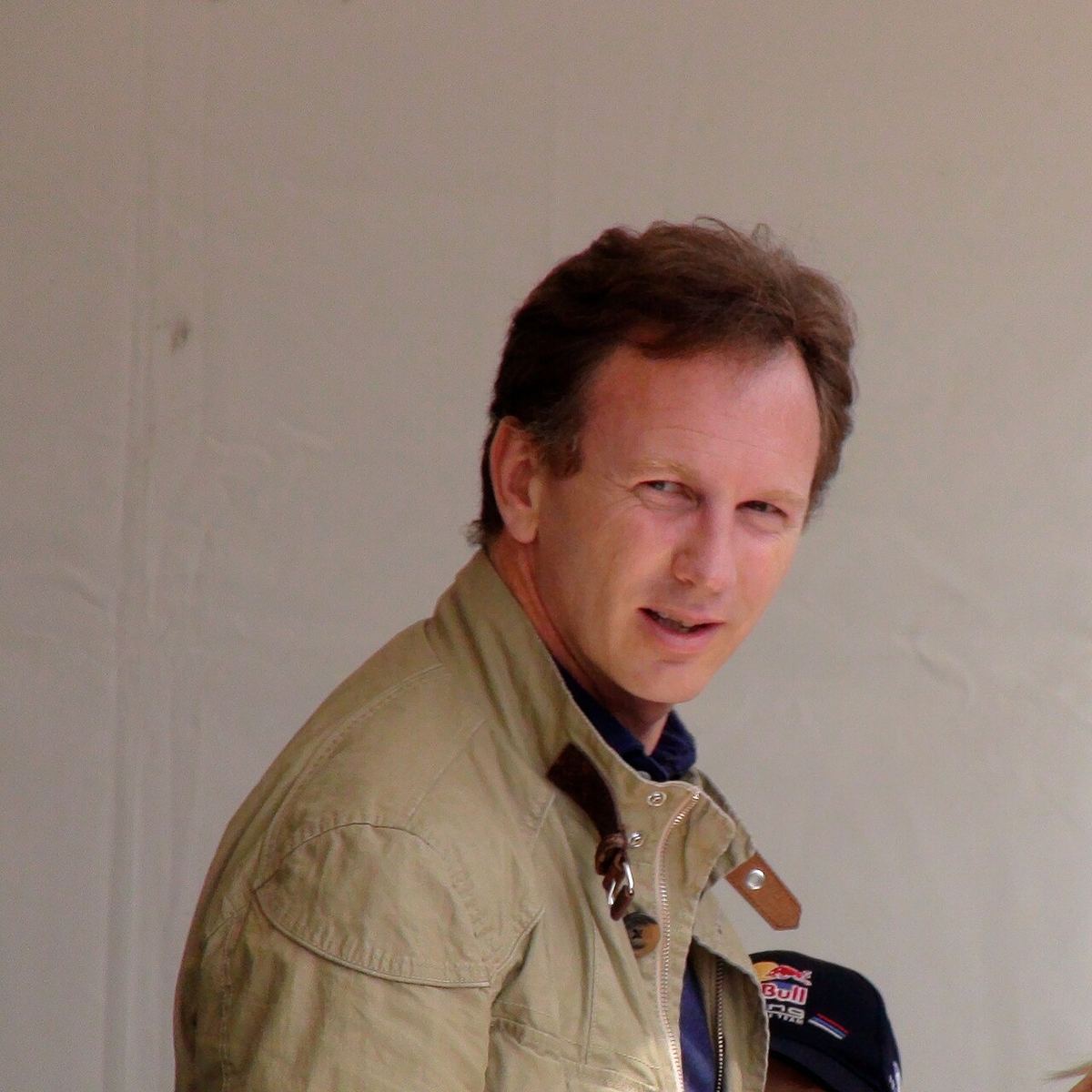 Fotografie de arhivă cu Christian Horner, fost șef al Red Bull Racing, la Goodwood Festival of Speed, 2014.