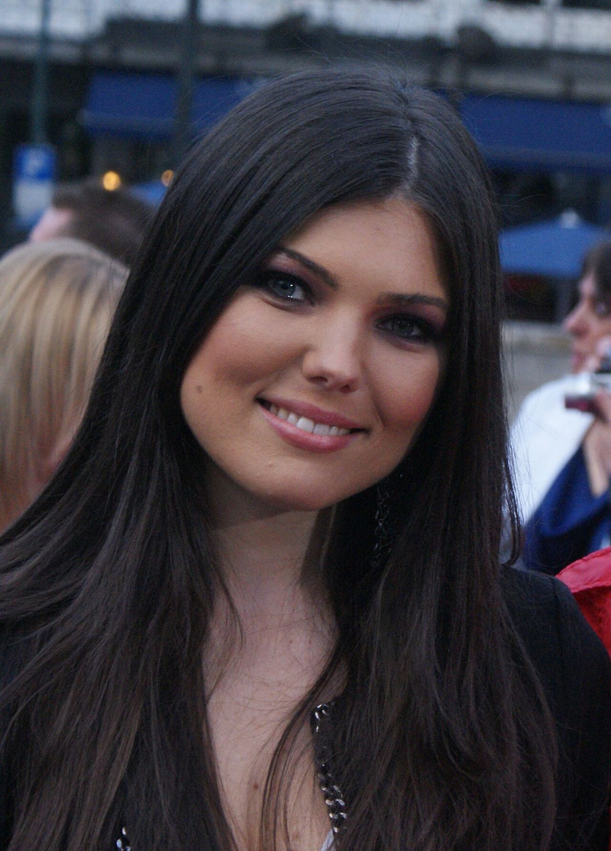 Paula Seling, fotografiată la Eurovision 2010.