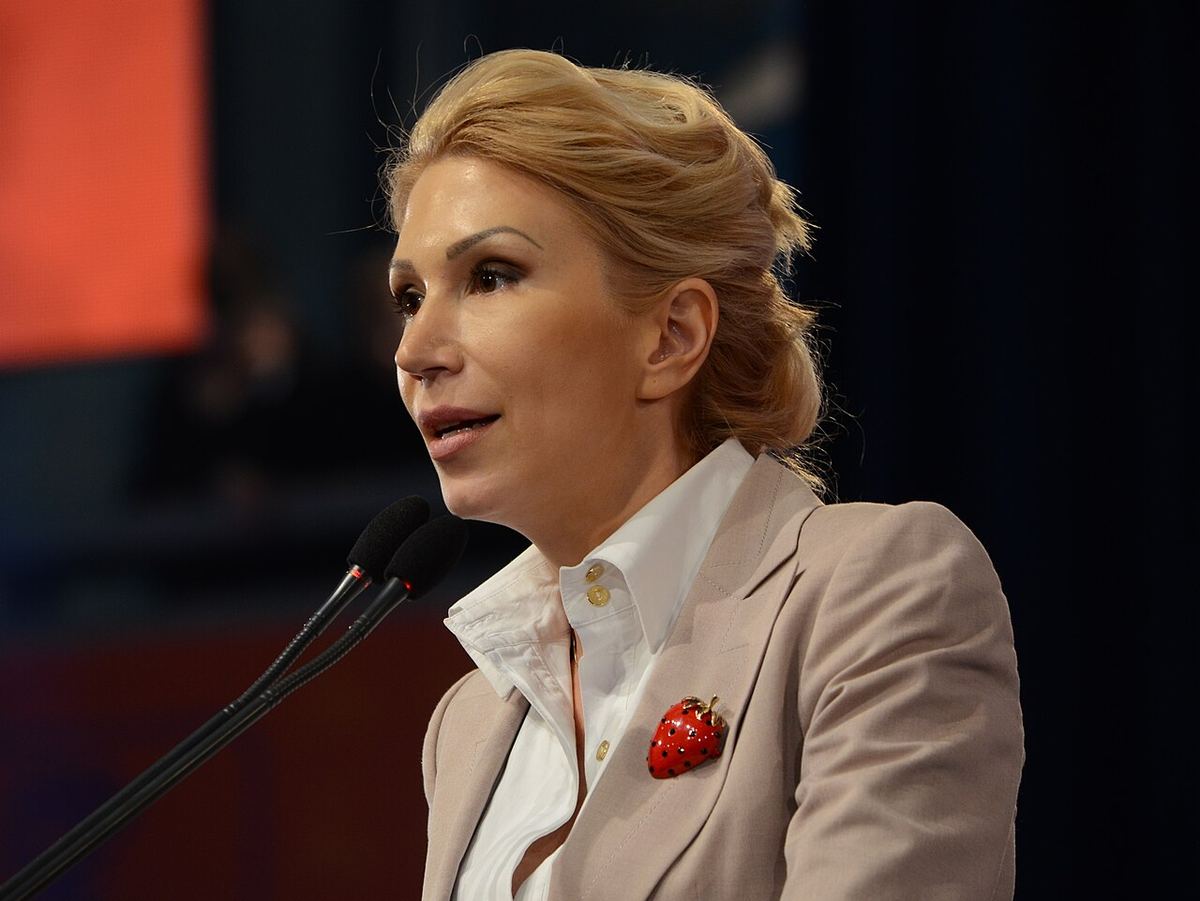 Raluca Turcan, politiciană, fotografiată la Convenția națională extraordinară a Partidului Democrat-Liberal din 23 martie 2013.