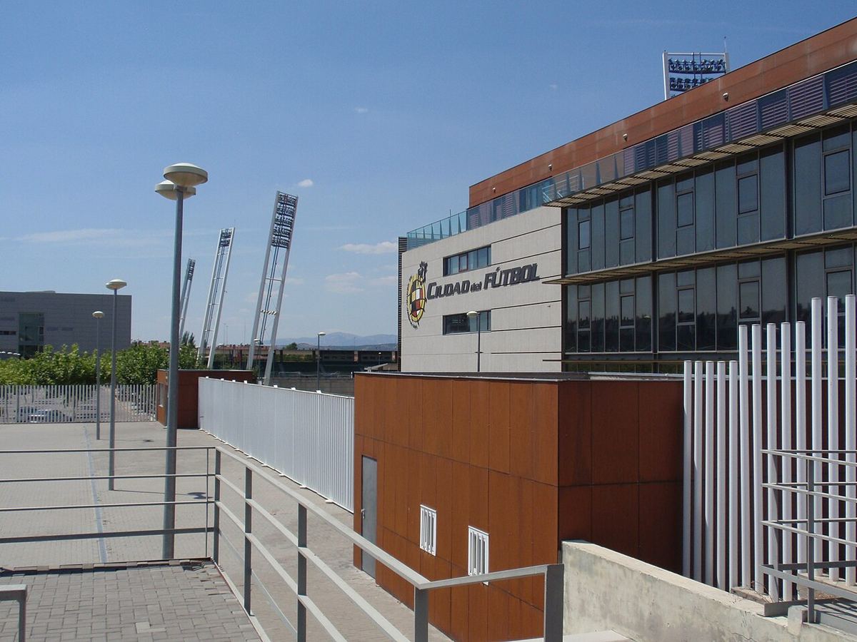 Ciudad del Fútbol din Las Rozas, Madrid, sediul Federației Spaniole de Fotbal.