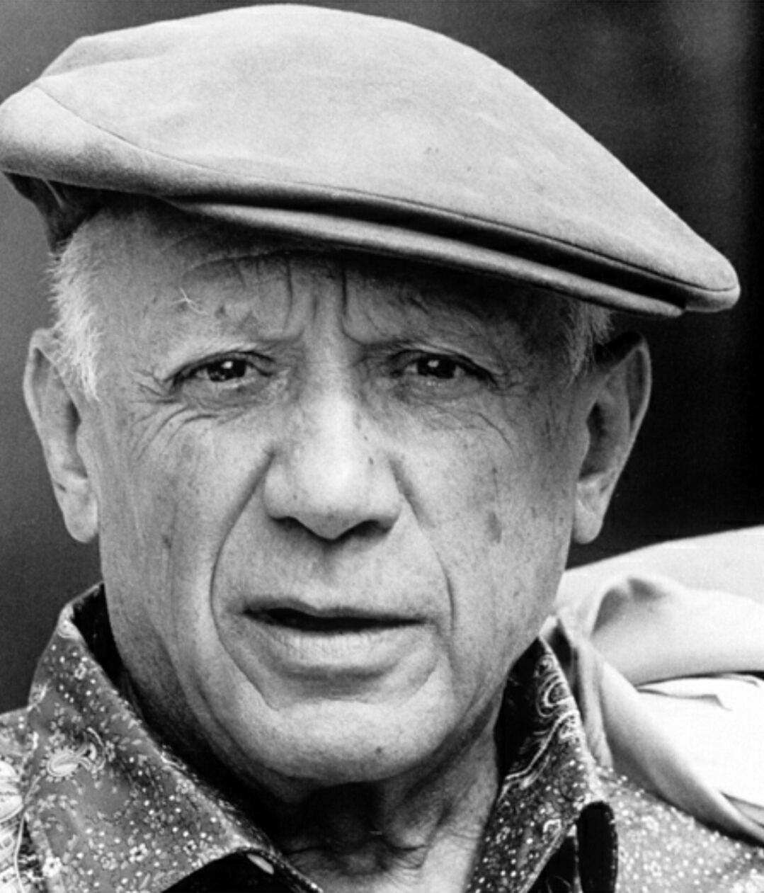 Portret al pictorului Pablo Picasso, realizat în anul 1969.