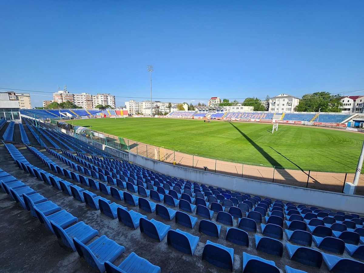 Stadionul Municipal din Botoșani, ilustrație generică a arenei echipei FC Botoșani.