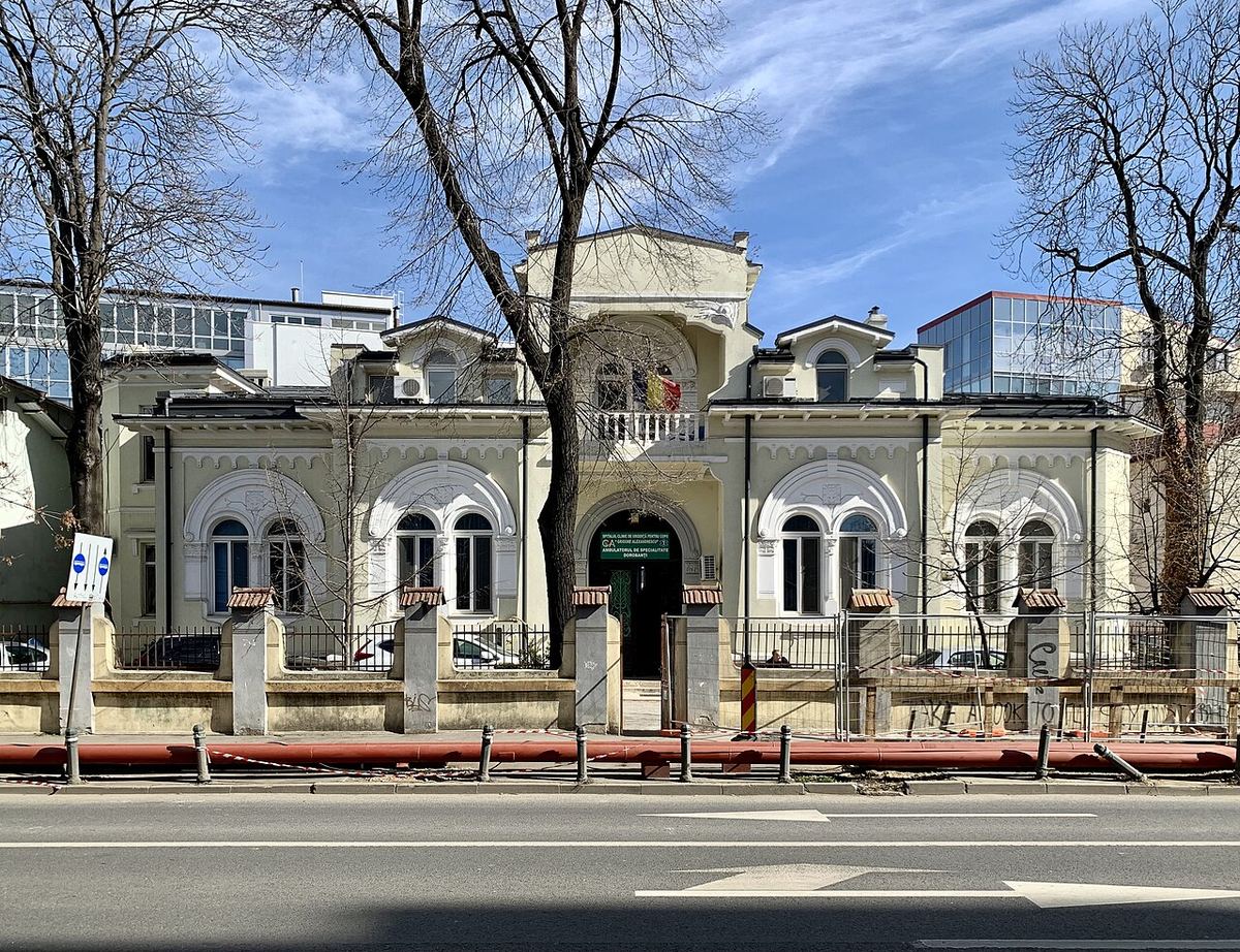 Clădirea de la numărul 58 de pe Calea Dorobanților, în București.