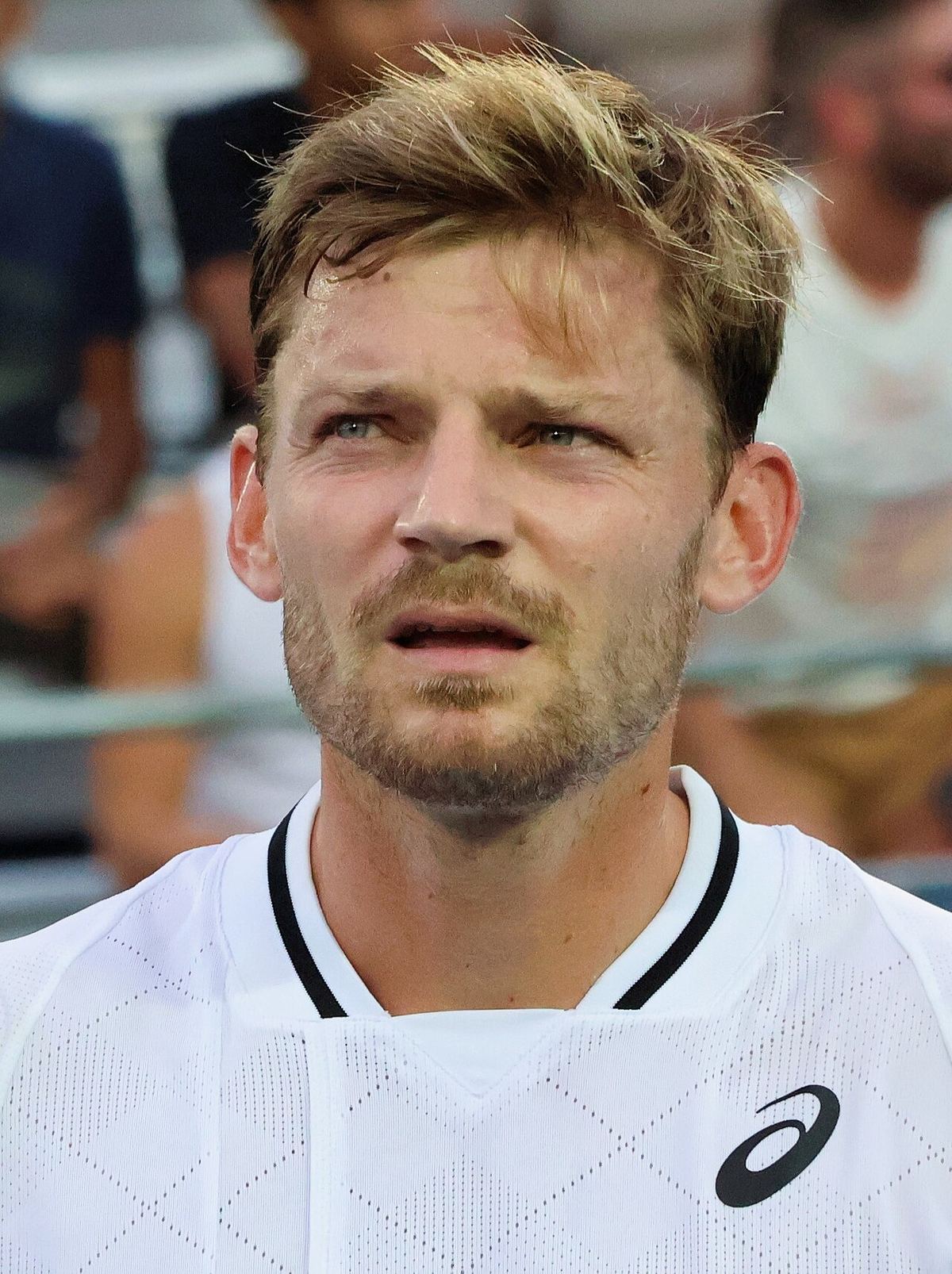 David Goffin în timpul unui meci de tenis la turneul Washington Open 2024.