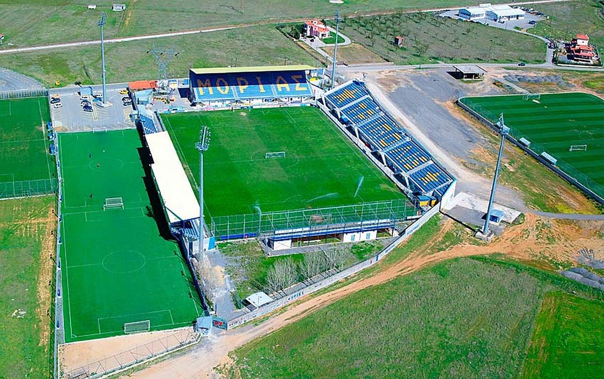 Stadionul Theodoros Kolokotronis din Tripoli, Grecia, arena echipei Asteras Tripolis.