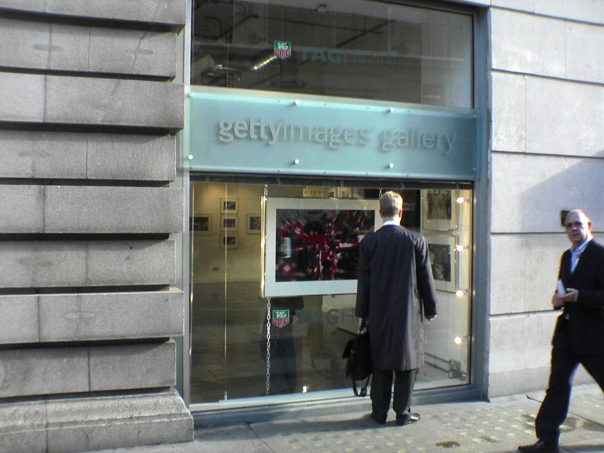 Fotografie a companiei Getty Images la Londra, realizată în noiembrie 2004.
