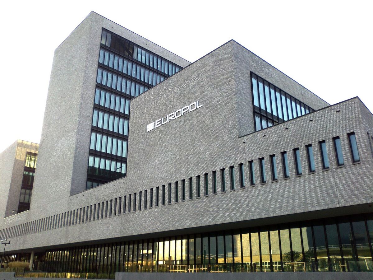 Clădirea Europol din Haga, Țările de Jos, sediul agenției europene de cooperare polițienească.