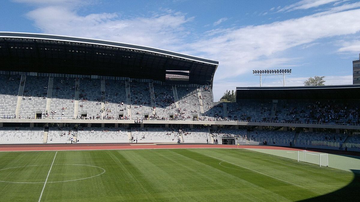 Vedere a stadionului Cluj Arena, din Cluj-Napoca, ilustrativă pentru articolul despre disputa din fotbalul românesc.