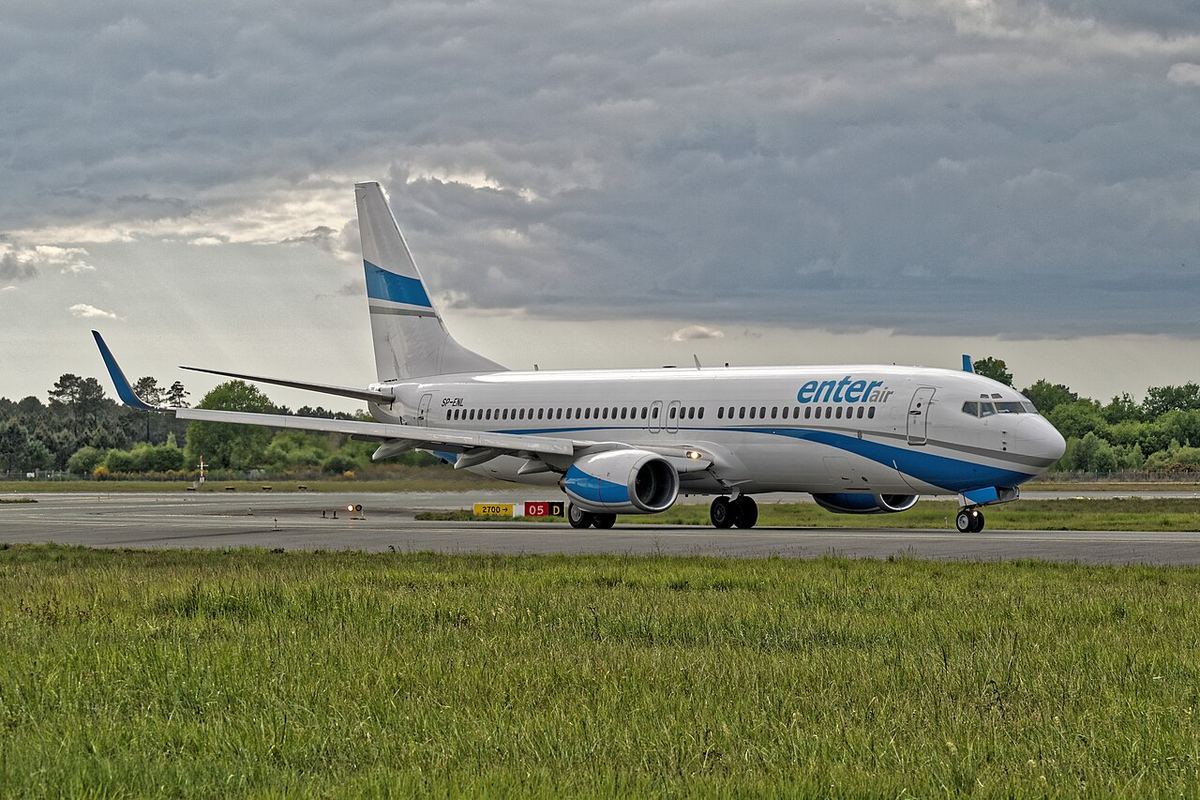 Avion Boeing 737 al companiei aeriene poloneze Enter Air