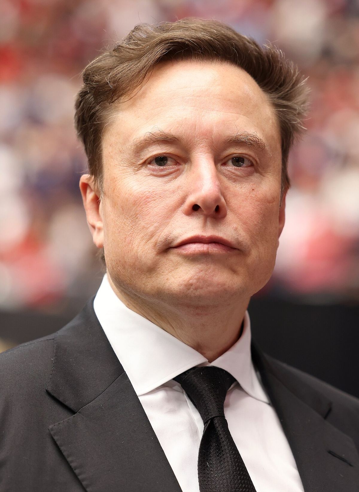 Portret al lui Elon Musk, în 2025