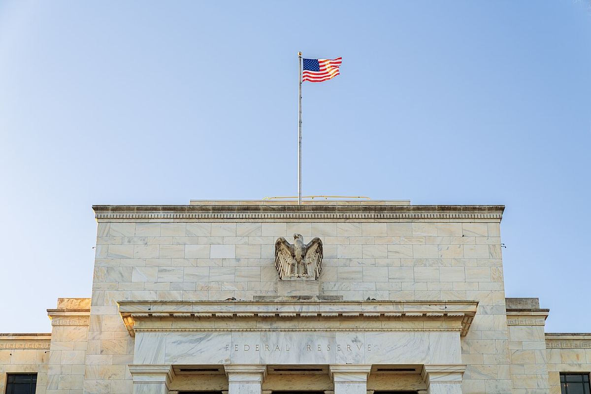 Clădirea Rezervei Federale a Statelor Unite din Washington, D.C., sediul băncii centrale americane.