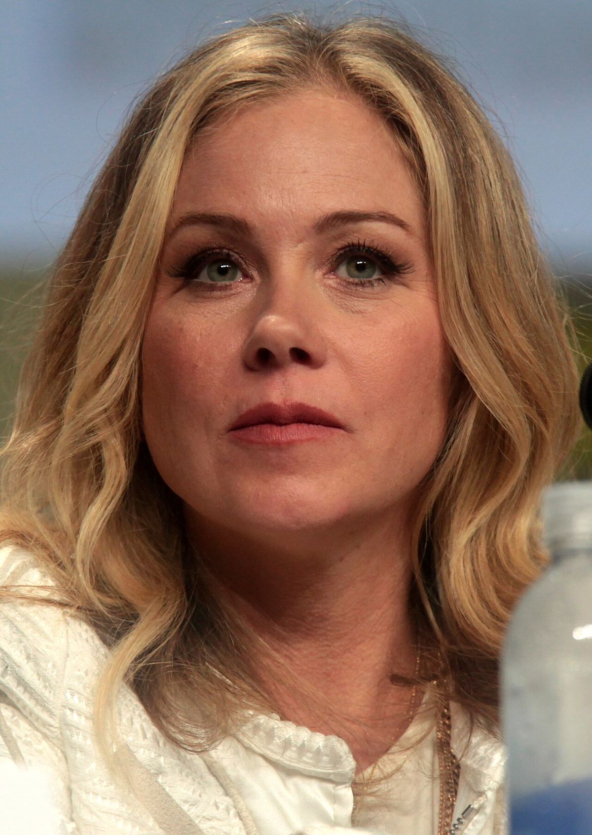 Actrița Christina Applegate vorbind la San Diego Comic-Con în 2014 (fotografie de arhivă).