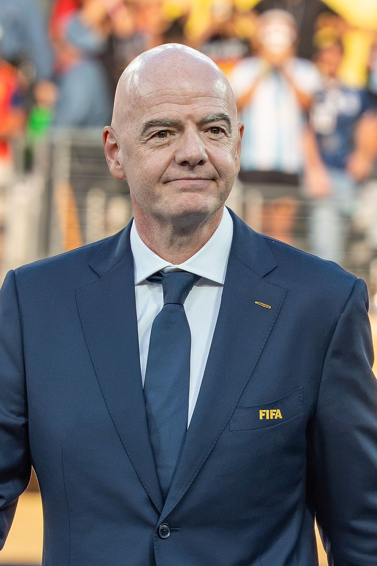 Gianni Infantino, președintele FIFA, pe stadion, în iulie 2026